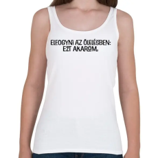 PRINTFASHION Elofogyni az ölelésben - Női atléta - Fehér