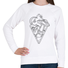 PRINTFASHION Elrablás - Női pulóver - Fehér