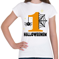 PRINTFASHION Első Halloweenem - Női póló - Fehér