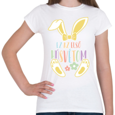 PRINTFASHION Első húsvétom - Női póló - Fehér