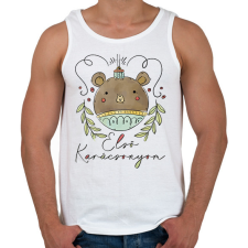 PRINTFASHION Első karácsonyom - Férfi atléta - Fehér atléta, trikó