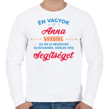 PRINTFASHION Eltévedni - Én vagyok - Férfi pulóver - Fehér férfi pulóver, kardigán
