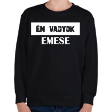 PRINTFASHION Eltévedt pároknak - Én vagyok (fehér) - Gyerek pulóver - Fekete gyerek pulóver, kardigán