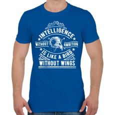 PRINTFASHION Eltökélt  - Férfi póló - Királykék