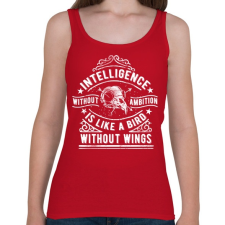 PRINTFASHION Eltökélt  - Női atléta - Cseresznyepiros női trikó