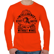 PRINTFASHION Eltökéltség - Férfi hosszú ujjú póló - Narancs férfi póló