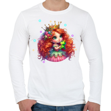 PRINTFASHION Elvarázsolt béka - Férfi hosszú ujjú póló - Fehér