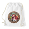 PRINTFASHION Elvarázsolt béka - Sportzsák, Tornazsák - Fehér