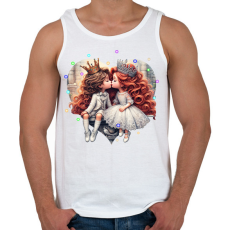 PRINTFASHION Elvarázsolt herceg - Férfi atléta - Fehér