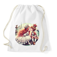 PRINTFASHION Elvarázsolt herceg - Sportzsák, Tornazsák - Fehér tornazsák