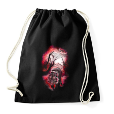 PRINTFASHION Elvarázsolt nyomok - Sportzsák, Tornazsák - Fekete tornazsák