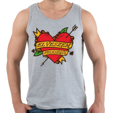 PRINTFASHION Elveszem feleségül - Férfi atléta - Sport szürke