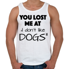 PRINTFASHION Elvesztettél - Férfi atléta - Fehér atléta, trikó