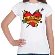 PRINTFASHION Elvettem az eszét - Női póló - Fehér női póló