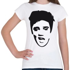 PRINTFASHION Elvis - Női póló - Fehér