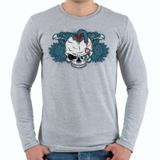 PRINTFASHION Embertelen - Férfi hosszú ujjú póló - Sport szürke férfi póló