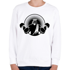 PRINTFASHION Emeld szabályosan - Gyerek pulóver - Fehér