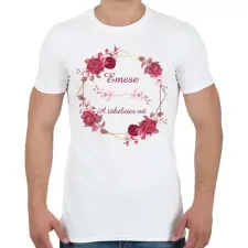 PRINTFASHION Emese - Férfi póló - Fehér férfi póló