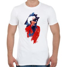 PRINTFASHION Emett Doc - Férfi póló - Fehér férfi póló