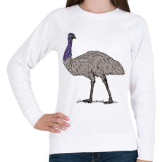 PRINTFASHION Emu - Női pulóver - Fehér
