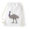 PRINTFASHION Emu - Sportzsák, Tornazsák - Fehér
