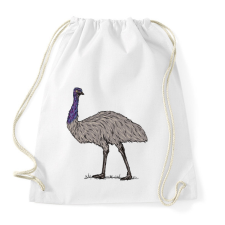 PRINTFASHION Emu - Sportzsák, Tornazsák - Fehér tornazsák