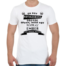 PRINTFASHION Én egy autószerelő vagyok póló - Férfi póló - Fehér férfi póló