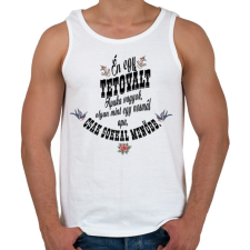 PRINTFASHION Én egy tetovált apuka vagyok.. - Férfi atléta - Fehér atléta, trikó