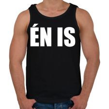 PRINTFASHION Én is - Férfi atléta - Fekete atléta, trikó