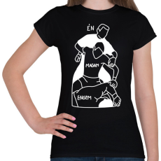 PRINTFASHION Én Magam Engem - Női póló - Fekete
