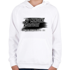 PRINTFASHION Én mindent észreveszek csak úgy csinálok, mintha nem - Gyerek kapucnis pulóver - Fehér gyerek pulóver, kardigán