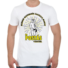 PRINTFASHION Én postás vagyok - Férfi póló - Fehér férfi póló