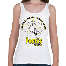 PRINTFASHION Én postás vagyok - Női atléta - Fehér