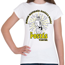 PRINTFASHION Én postás vagyok - Női póló - Fehér női póló