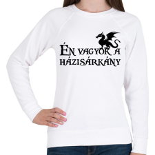 PRINTFASHION Én vagyok a házisárkány-Páros póló - Női pulóver - Fehér női póló