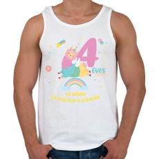 PRINTFASHION Én vagyok a legjobb - Férfi atléta - Fehér