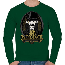 PRINTFASHION Én vagyok az ász - Férfi pulóver - Sötétzöld férfi pulóver, kardigán