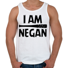 PRINTFASHION Én vagyok Negan - Férfi atléta - Fehér atléta, trikó