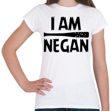 PRINTFASHION Én vagyok Negan - Női póló - Fehér női póló
