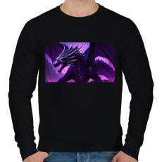 PRINTFASHION enderdragon irl - Férfi pulóver - Fekete