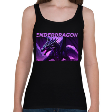 PRINTFASHION enderdragon irl minecraft - Női atléta - Fekete