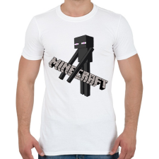 PRINTFASHION Enderman Thief - Férfi póló - Fehér férfi póló