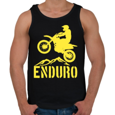 PRINTFASHION Enduro  - Férfi atléta - Fekete