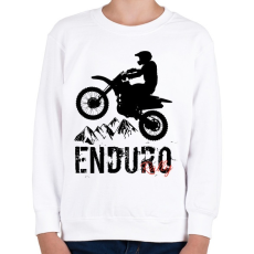 PRINTFASHION Enduro  - Gyerek pulóver - Fehér
