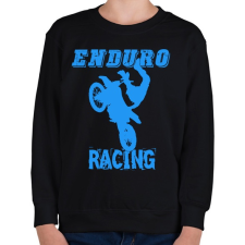 PRINTFASHION Enduro racing  - Gyerek pulóver - Fekete gyerek pulóver, kardigán