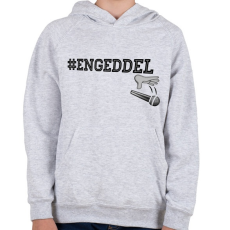 PRINTFASHION #ENGEDDEL - Gyerek kapucnis pulóver - Sport szürke