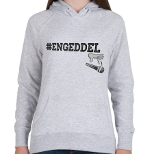 PRINTFASHION #ENGEDDEL - Női kapucnis pulóver - Sport szürke női pulóver, kardigán