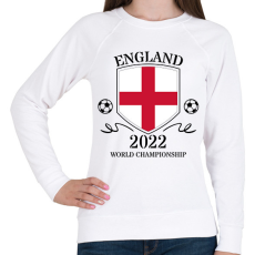 PRINTFASHION England 2022 - Női pulóver - Fehér
