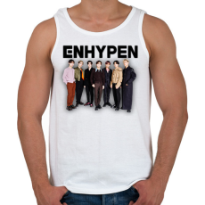 PRINTFASHION ENHYPEN KPOP - Férfi atléta - Fehér