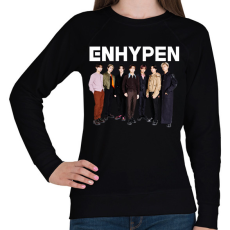 PRINTFASHION ENHYPEN KPOP  - Női pulóver - Fekete